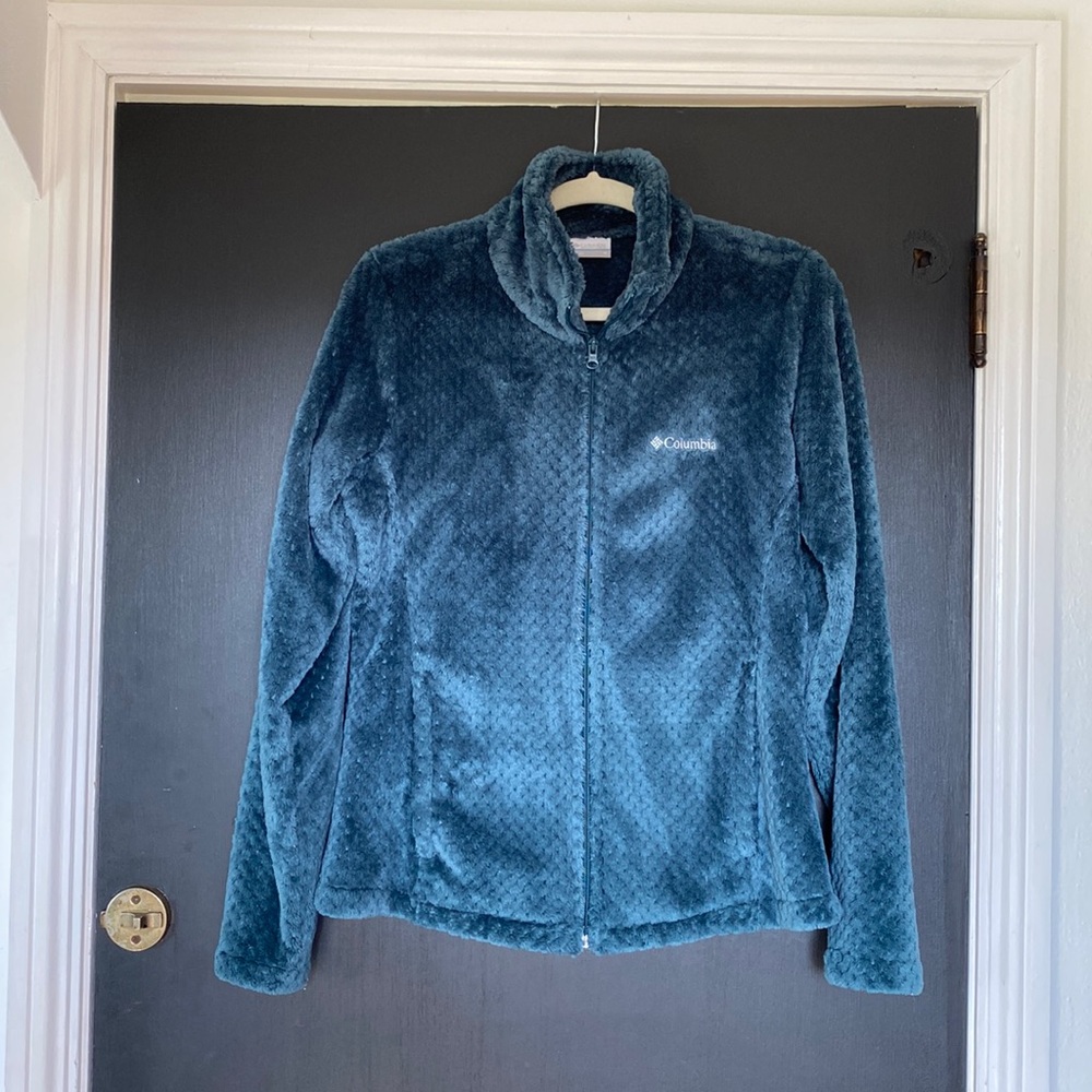 Green Columbia Sherpa Jacket